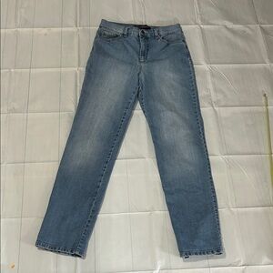 Gloria Vanderbilt Amanda Light Blue Denim Jeans size 10 long